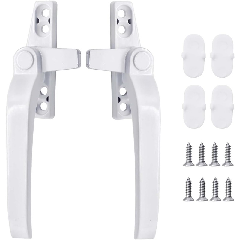 Glass Door Hinge - Ручка-замок для стеклянных окон, 2 шт.,
