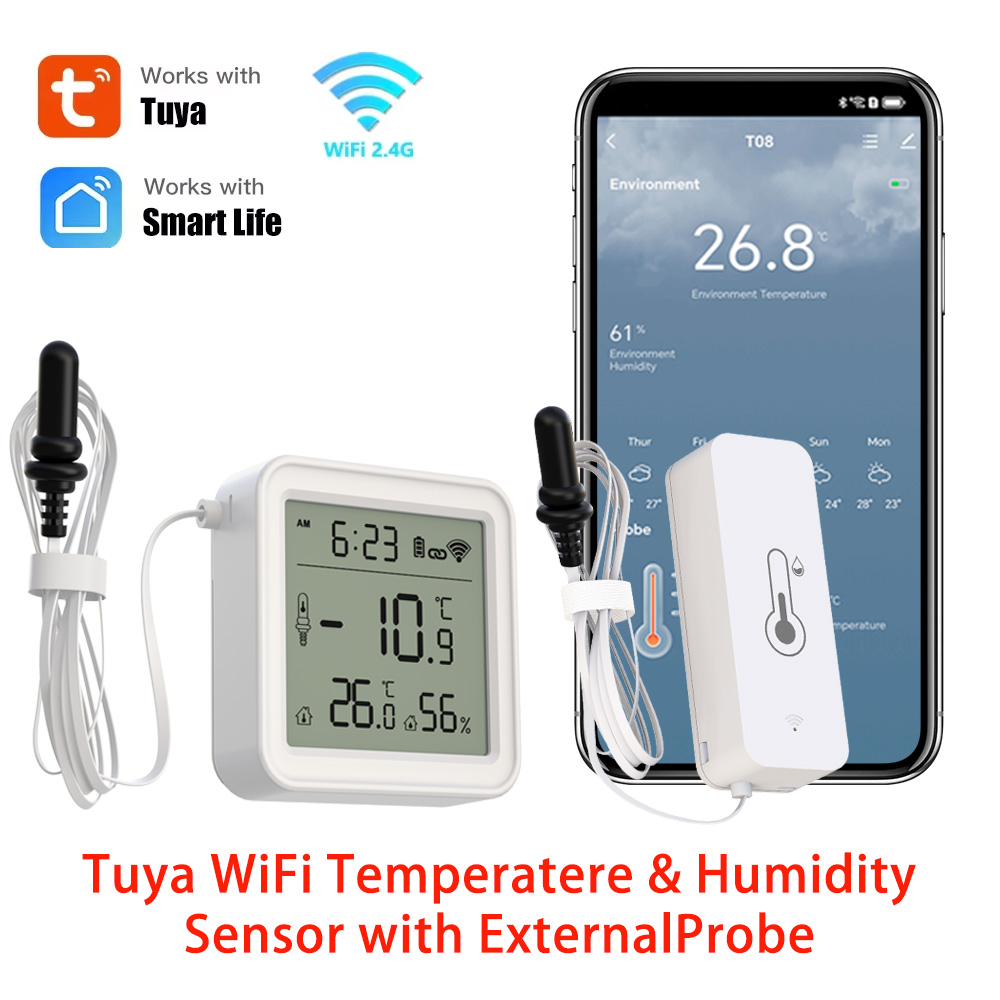 Digital Hygrometer Probe - Датчик температуры и влажности Tuya WiFi